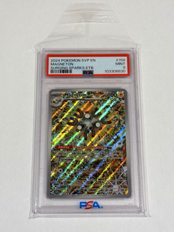 Pokemon SV Surging Sparks - Magneton #SVP 159 Black Star ETB Promo Foil PSA 9 - Image 3