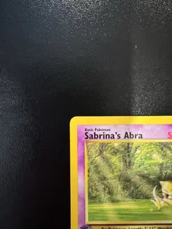 Sabrina's Abra 94/132 Gym Challenge Regular First Edition Wotc Pokemon Card LP - Image 3