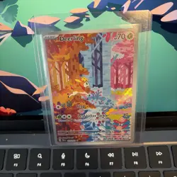 Pokemon TCG Deerling Illustration Rare Full Art Holo SV05 165/162 NM/M Rare - Image 1
