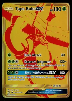 Pokemon Tapu Bulu GX SV91/SV94 Sun & Moon Hidden Fates Shiny Vault Near Mint - Image 1