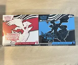 Pokemon Black Bolt and White Flare Elite Trainer Box ETB Set of 2 Sealed New - Image 1