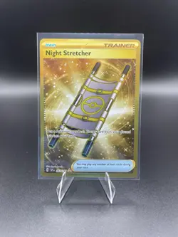 Pokemon Night Stretcher SV08 Surging Sparks Hyper Rare Holo Trainer 251/191 - Image 1