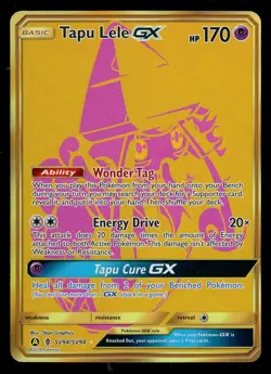 Pokemon Tapu Lele GX SV94/SV94 Sun & Moon Hidden Fates Shiny Vault Near Mint - Image 1