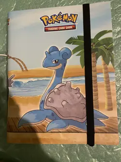 ultra pro pro-binder used Lapras Gyarados tcg Pokemon 9 Pocket Side used - Image 1