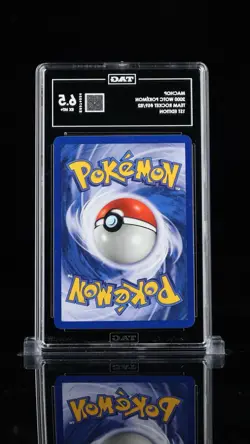 Pokemon TAG 6.5 PSA BGS 1st Edition Team Rocket Machop 59/82 - Image 2
