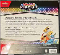2 Pack Pokemon S&V Prismatic Evolutions Poster Collection New In Box DG Label - Image 2