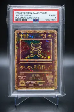 2000 Pokemon Ancient Mew PSA 6 EX-MT | Movie Promo Holo | Vintage WOTC - Image 1