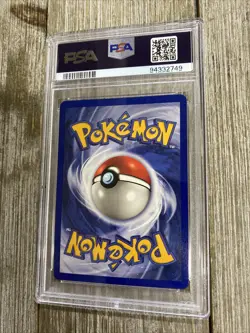 PSA 8 1999 POKEMON FOSSIL ZUBAT - Image 2