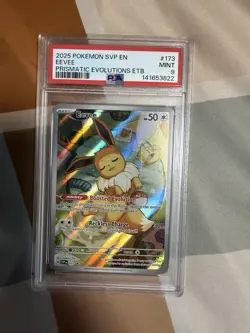 Pokemon Eevee - Promo Holo ETB #173 Sv: Scarlet & Violet PSA 9/10 2025 TCG MINT - Image 1