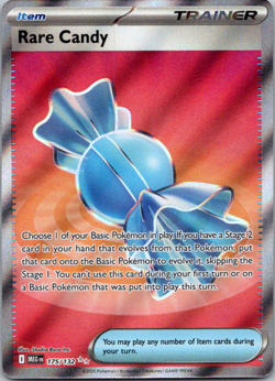 Pokemon Rare Candy 175/132 FA Ultra Rare - Mega Evolution NM - Image 1