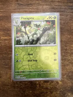 2023 Pokemon Scarlet & Violet Floragato 14 /198 Reverse Holo Foil - Image 1
