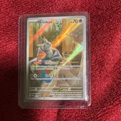 Pokemon Mimikyu SVP 075 Scarlet & Violet Promo Holo Basic Psychic 2023 4 of them - Image 1