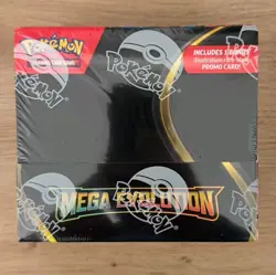 Pokemon Mega Evolutions Enhanced Booster Box 36 Packs includes 1 Rare Promo - Image 1