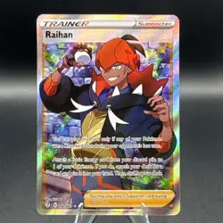 Raihan 202/203 Pokemon Evolving Skies Full Art Holo Ultra Rare - Image 1