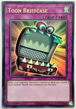DLCS-EN080 Toon Briefcase - Ultra Rare 1st Edition Near Mint YuGiOh Card - Image 1