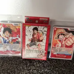 One Piece Super Pre Release Bundle St01 sealed monkey d luffy Deck PRE OP01 - Image 1