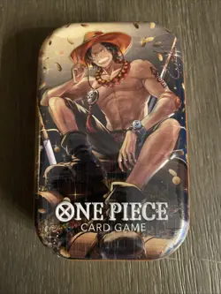 One Piece Tin Pack Set Vol. 2 Portgas D. Ace Tin FACTORY SEALED - Image 1