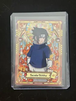 Naruto & Sasuke SP Kayou Card Stained Glass Rare NRSA01 SP-001/002 L5 - Image 4