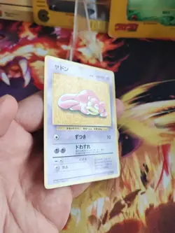 Pokemon Karte Card Slowpoke Flegmon 1997 Play Mat Promo Unp Wotc japanese Exc - Image 5