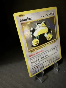 Pokemon Snorlax XY179 Holo Black Star Promo TCG Card 2016 LP - Image 2