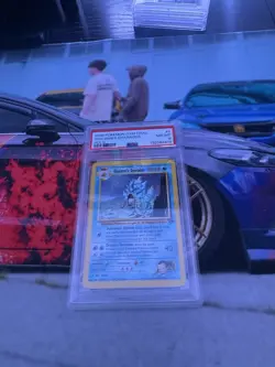 Pokemon Giovanni's Gyarados 5/132 Gym Challenge Holo Unlimited 2000 PSA 8 Card - Image 1
