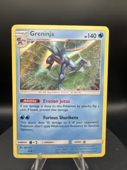 Greninja 9/18 - Detective Pikachu - Holo Foil - Pokemon Card - Image 1