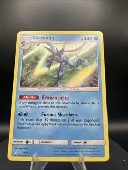 Greninja 9/18 - Detective Pikachu - Holo Foil - Pokemon Card - Image 2