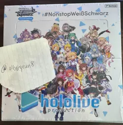 Weiss Schwarz TCG Hololive Vol.1 Booster Box Trading Card Game Factory Sealed - Image 1