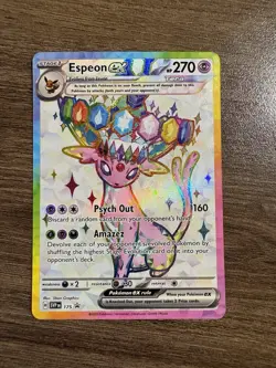 Pokemon Espeon ex SVP176 Sv: Scarlet & Violet Promo Holo EX Stage 1 Card - Image 1