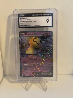 Pokemon TCG Mimikyu EX 004 Scarlet & Violet Black Star Promo Card Holo CGC 9 - Image 1