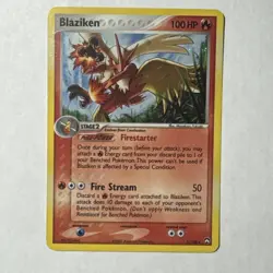 Pokemon Blaziken 5/108 EX Power Keepers Holo Card VLP-NM. Great🚨 see pics💎🎰 - Image 1