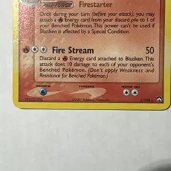 Pokemon Blaziken 5/108 EX Power Keepers Holo Card VLP-NM. Great🚨 see pics💎🎰 - Image 3