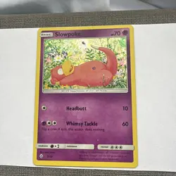 Slowpoke 5/12 Confetti Holo Pokemon Card McDonald's Promo 2018 PTCG NM - Image 1