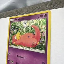 Slowpoke 5/12 Confetti Holo Pokemon Card McDonald's Promo 2018 PTCG NM - Image 2