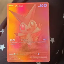 Pokemon Victini SV: Black Bolt 171/086 Black White Rare Holofoil Card English - Image 3