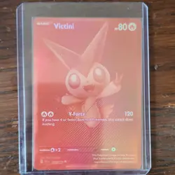 Pokemon Victini SV: Black Bolt 171/086 Black White Rare Holofoil Card English - Image 4