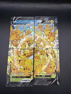 ULTRA RARE Pikachu V-Union 4-Card Set Pokemon TCG SWSH139-142 Holo Promo - Image 1