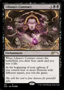 Liliana's Contract -Foil Near Mint MTG Secret Lair - Image 1
