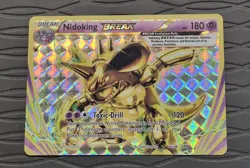 Nidoking BREAK 46/108 Rare BREAK XY - Evolutions Pokemon Card - Image 1