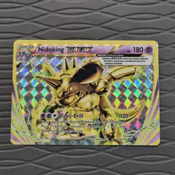 Nidoking BREAK 46/108 Rare BREAK XY - Evolutions Pokemon Card - Image 3