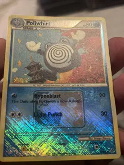 Poliwhirl 37/95 Staff HG&SS Crosshatch Promo S/P/T Championships Pokemon TCG LP - Image 4