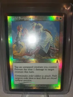 Vintage MTG Magic the Gathering Field Surgeon (foil) Urza's Destiny (#8) NM - Image 2