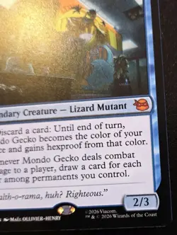 Mondo Gecko 0046 Mythic Teenage Mutant Ninja Turtles Magic: The Gathering - Image 5