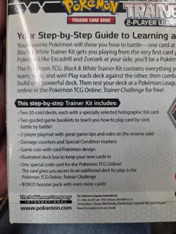 POKEMON BLACK AND WHITE TRAINER KIT LEARN TO PLAY (2 DECKS+1 BOOSTER) BRAND NEW - Image 3