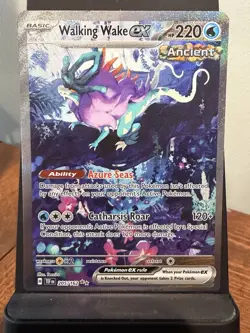 Pokemon Temporal Forces Walking Wake EX 205/162 Special Illustration Rare NM/LP - Image 1