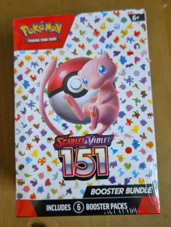 Pokemon TCG 151 Scarlet and Violet Booster Bundle Trading 6 Packs English New 820650853210 - Image 1