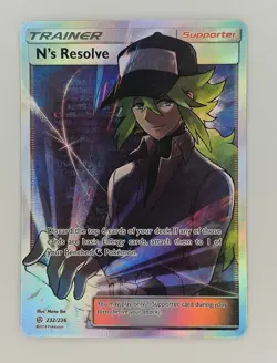 N's Resolve 232/236 Full Art Sm-Cosmic Eclipse Pokemon - Image 2