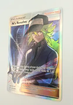 N's Resolve 232/236 Full Art Sm-Cosmic Eclipse Pokemon - Image 3