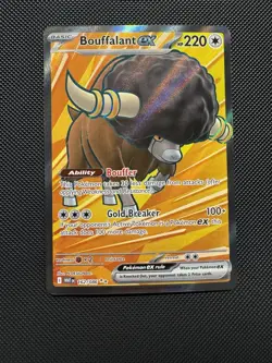 Pokemon TCG Bouffalant ex 162/086 Sv: White Flare Ultra Rare Near Mint - Image 1