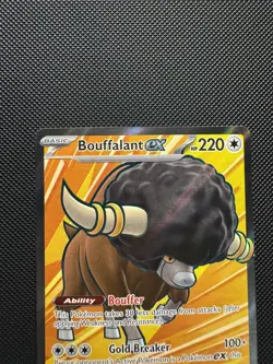 Pokemon TCG Bouffalant ex 162/086 Sv: White Flare Ultra Rare Near Mint - Image 3
